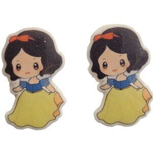 Acrylic Princess Post Earrings - New